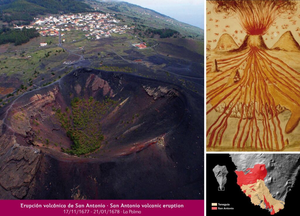 descubre el volcan de san antonio en la palma