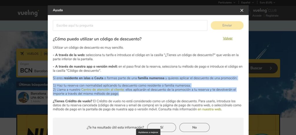 descuento de residente canario para extranjeros como aplicarlo