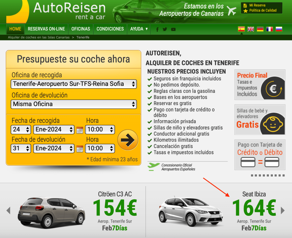 descubre la mejor compania de alquiler de coches en canarias