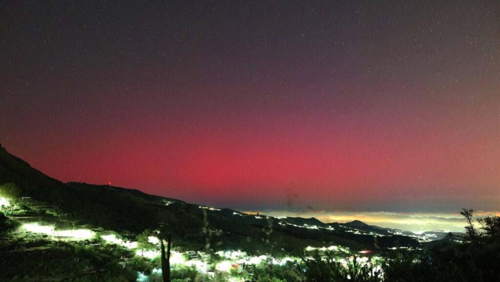 aurora boreal canarias hoy avistamientos y pronosticos