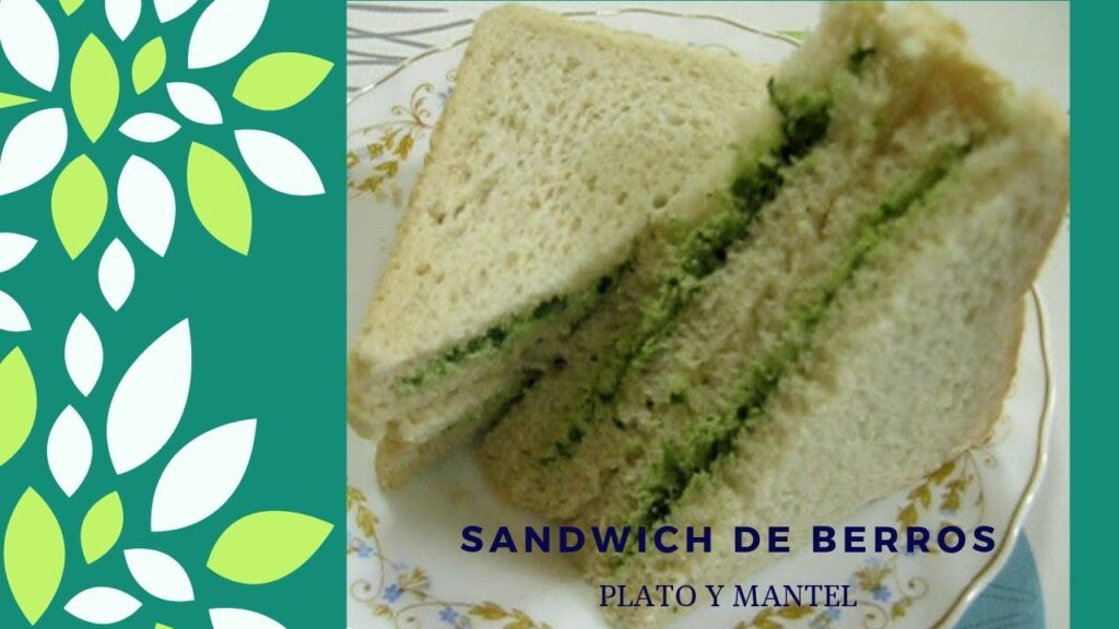 sandwich de berros receta facil y deliciosa