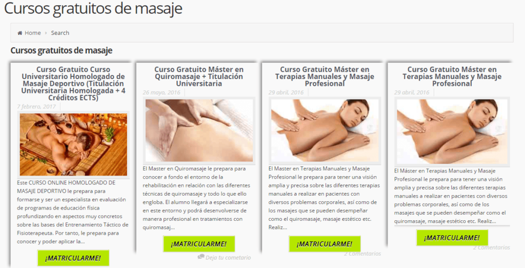 curso de masajes las palmas