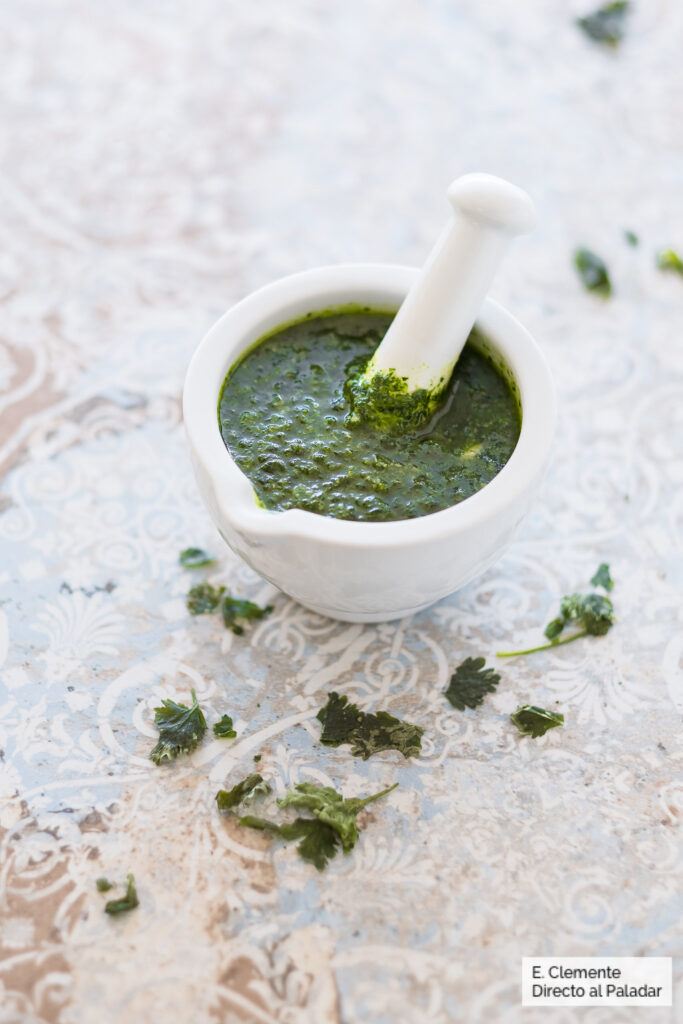 mojo de cilantro receta canaria deliciosa