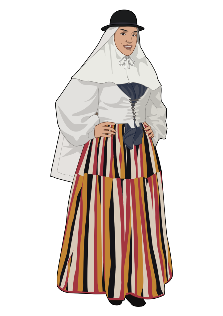 traje tipico gran canaria mujer