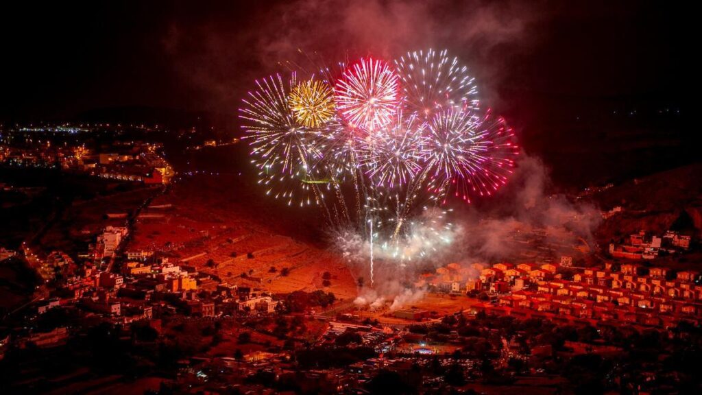 donde hay fuegos artificiales hoy en gran canaria