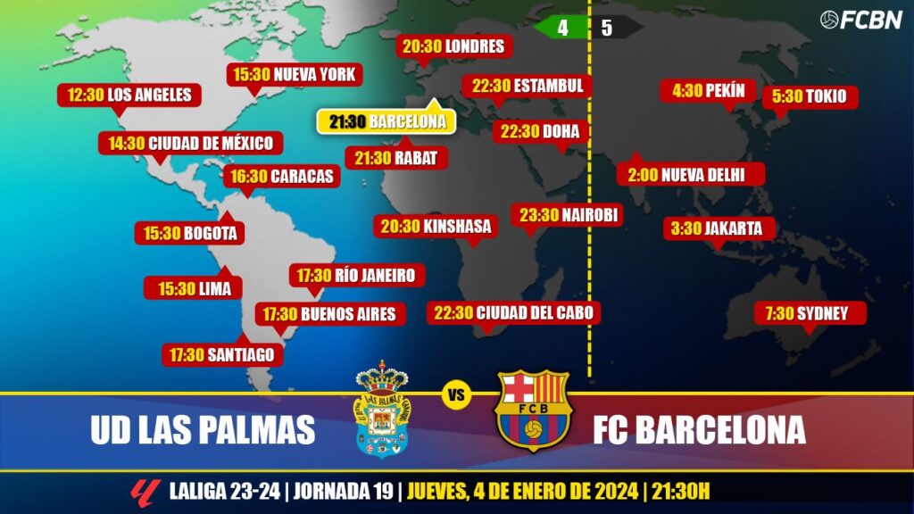 u d las palmas barcelona ver en directo fecha y horarios