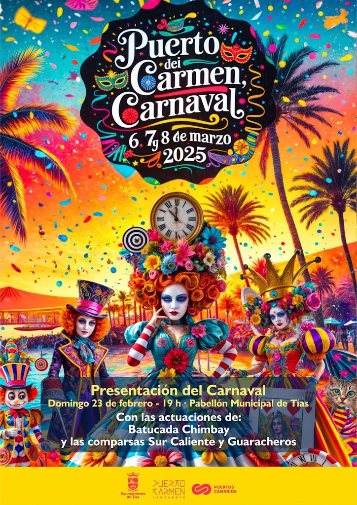 fiestas del carmen tenerife 2025 programa