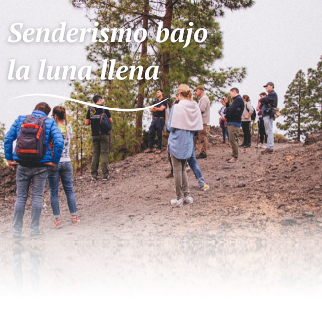 senderismo luna llena tenerife 2025 rutas y